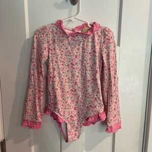 The Beaufort Bonnet Company Pink Floral Swimsuit